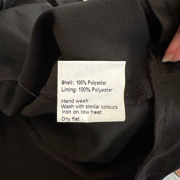 Lane Bryant Black Floral Lace Overlay Sleeveless Mini Dress Women's Size 22/24 - Picture 2 of 6